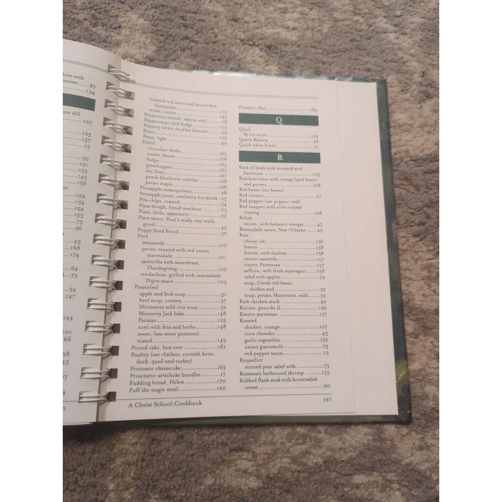 Thyme And Tradition A Christ School Cookbook Arden, NC‎ 2001 Spiral Hardcover